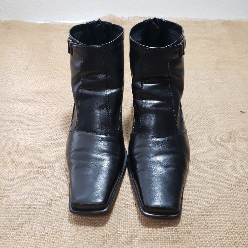 FRANCO SARTO Ankle Boots Square Toe Heel - Picture 2 of 8